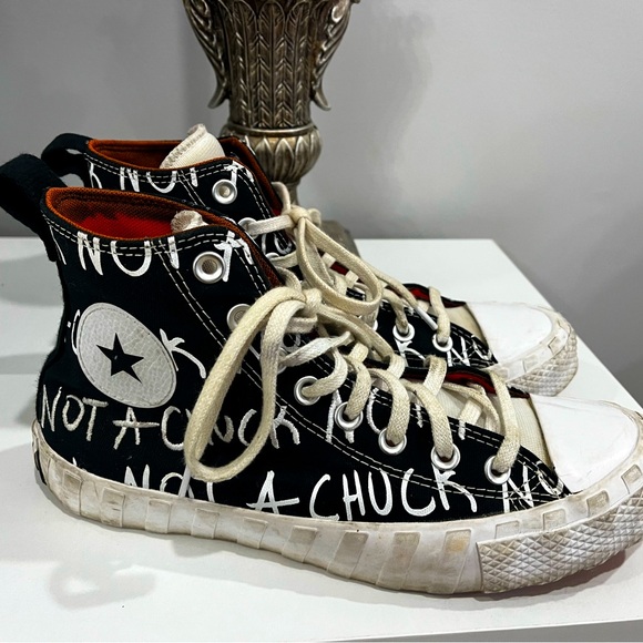 Converse All Stars Other - Black and White High Top Converse Sneakers